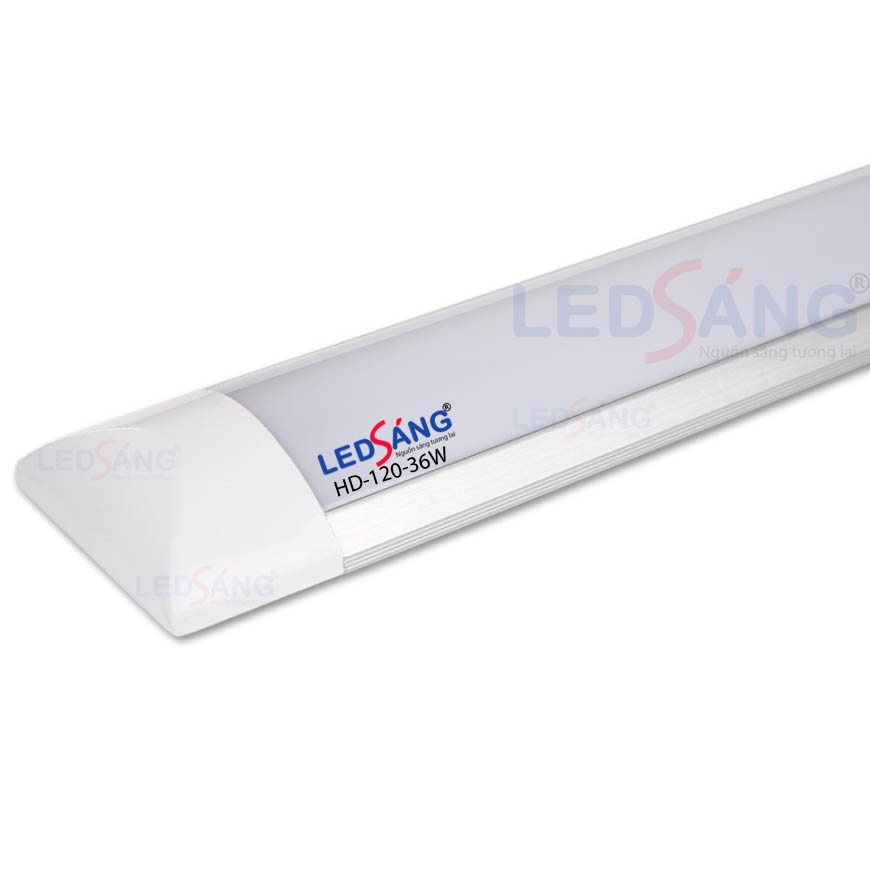 Đèn tuýp LED bán nguyệt đôi chống bụi 0.6m HD-60-18W