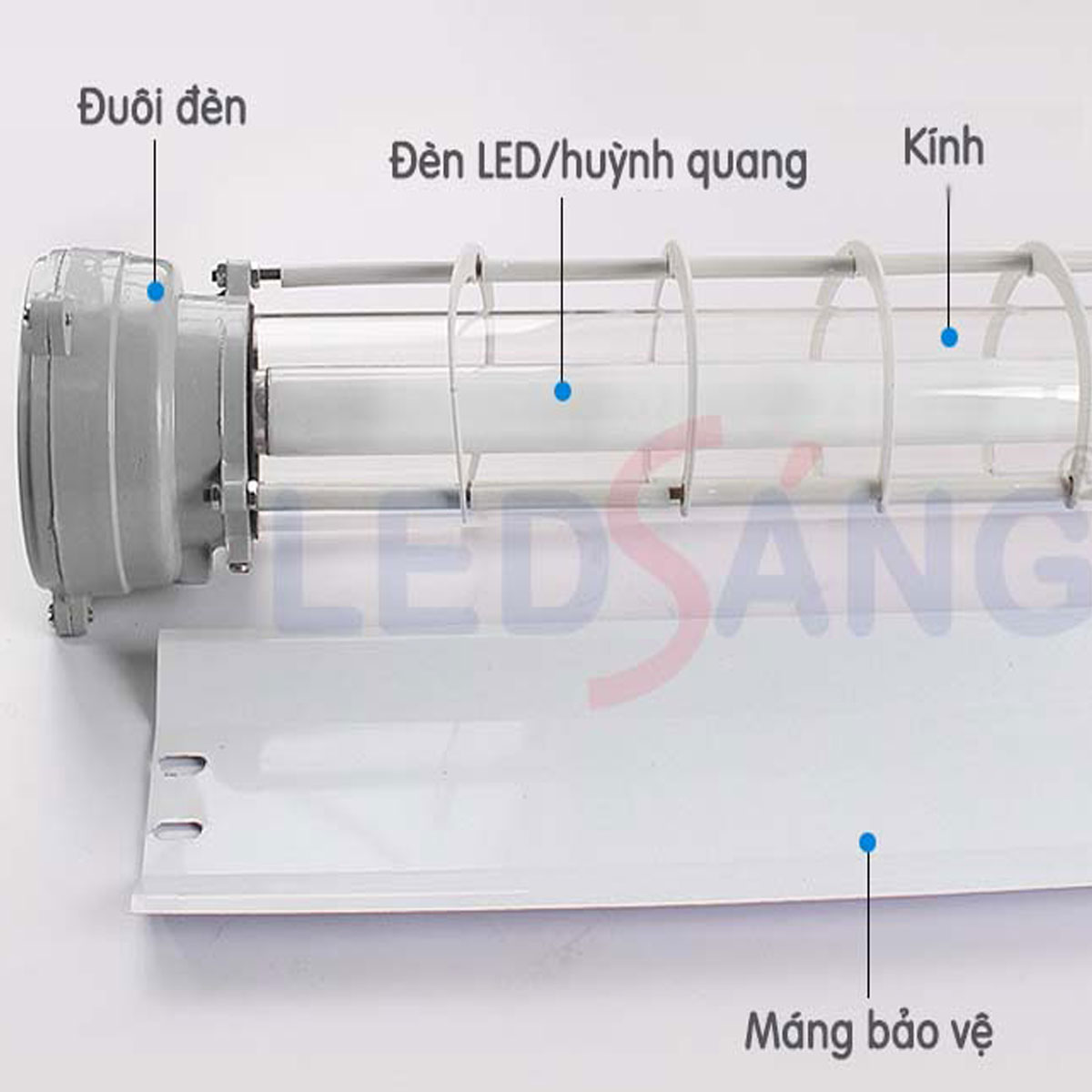 Máng Đèn LED Chống Cháy Nổ Đơn 1.2M EX-C1-120